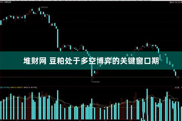 堆财网 豆粕处于多空博弈的关键窗口期